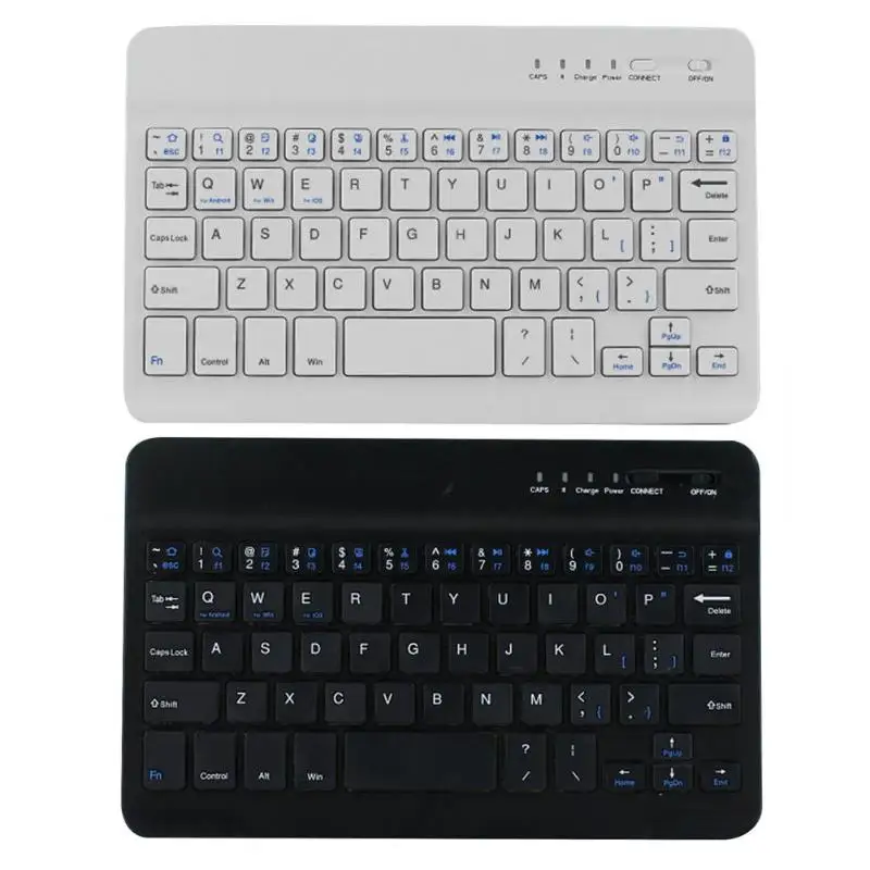 Wireless Bluetooth Mini Keyboard Rechargeable 7 inch Portable Easy Charging Lithium Battery Durable Practical for Tablet/Phone
Wireless Bluetooth Mini Keyboard Rechargeable 7 inch Portable Easy Charging Lithium Battery Durable Practical for Tablet/Phone