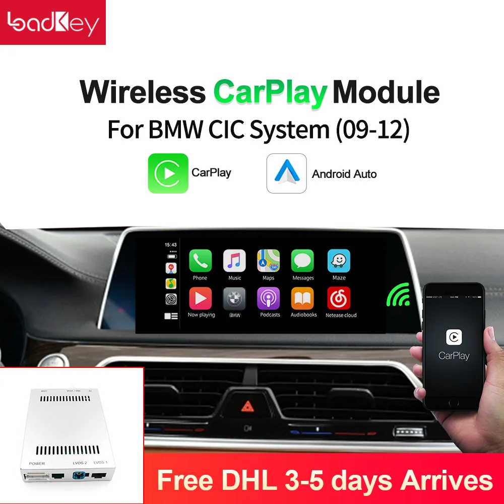 Loadkey Carplay Wirless Decoder for BMW CIC System X1 X3 X5 X6 2009-2012 Wirless Apple Carplay/AndroidAuto Multimedia Mirrorlink
Loadkey Carplay Wirless Decoder for BMW CIC System X1 X3 X5 X6 2009-2012 Wirless Apple Carplay/AndroidAuto Multimedia Mirrorlink