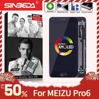 5.2" AMOLED For MEIZU Pro6 LCD Display with Frame Touch Screen Digitizer For MEIZU Pro 6 Display For Meizu Pro6 M570M M570H LCD
5.2" AMOLED For MEIZU Pro6 LCD Display with Frame Touch Screen Digitizer For MEIZU Pro 6 Display For Meizu Pro6 M570M M570H LCD