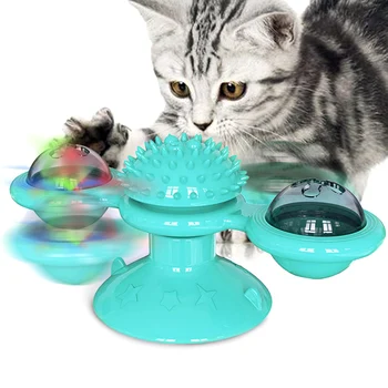 Pet Windmill Turntable Teasing Toys Scratching Tickle Toys Suction Cup Rotatable nteractive with Catnip Cat Pet ball Cat Supply
Pet Windmill Turntable Teasing Toys Scratching Tickle Toys Suction Cup Rotatable nteractive with Catnip Cat Pet ball Cat Supply