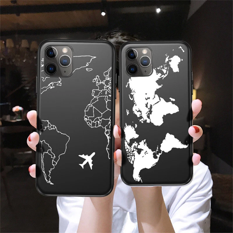 Фото Lovebay Airplane Cartooon Cases For iPhone 11 Pro XS Max X XR Soft TPU Shockproof Shell 7 8 6 6S Plus Protect Cover | Мобильные