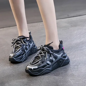 2019 fall new Korean version of real leather daddy shoes women hundred set up thick-soled running casual shoes ins tide 
2019 fall new Korean version of real leather daddy shoes women hundred set up thick-soled running casual shoes ins tide