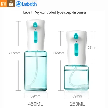 Lebath Key-Controlled type soap dispenser Touchless Sensor Foam Automatic Soap Dispenser Flexble Foaming amount
Lebath Key-Controlled type soap dispenser Touchless Sensor Foam Automatic Soap Dispenser Flexble Foaming amount