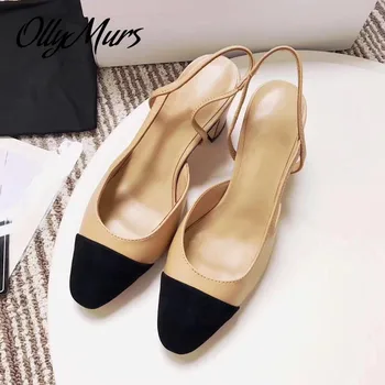 OllyMurs New Beige Genuine Leather Round Toe Elegant Classic Pumps Slip On Elastic Band Thick Heel Comfortable Dress Pumps Shoes
OllyMurs New Beige Genuine Leather Round Toe Elegant Classic Pumps Slip On Elastic Band Thick Heel Comfortable Dress Pumps Shoes