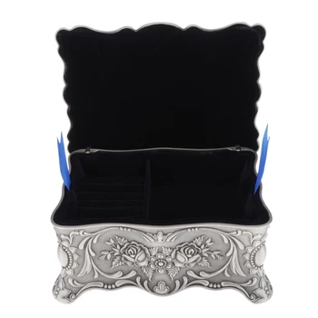 Vintage Style Antique Tin Small Jewelry Box Trinket Storage Chest Case
Vintage Style Antique Tin Small Jewelry Box Trinket Storage Chest Case