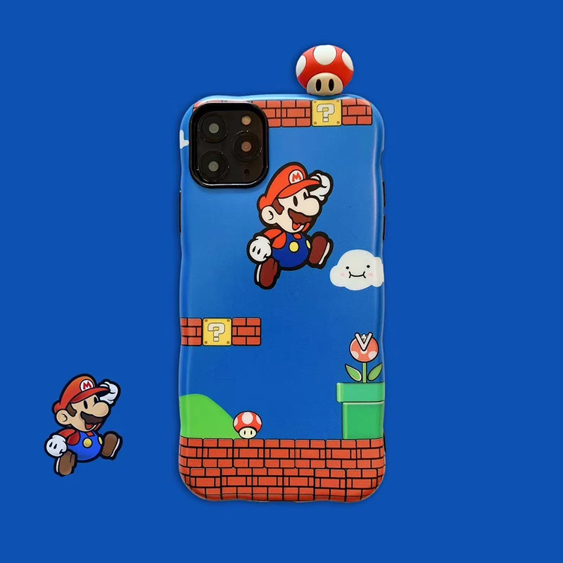 New 3D Super Mary mushroom soft silicon cover case for apple iphone 6 6S 7 8 plus 8plus 11 Pro X XS XR MAX Arc drop phone coque
New 3D Super Mary mushroom soft silicon cover case for apple iphone 6 6S 7 8 plus 8plus 11 Pro X XS XR MAX Arc drop phone coque