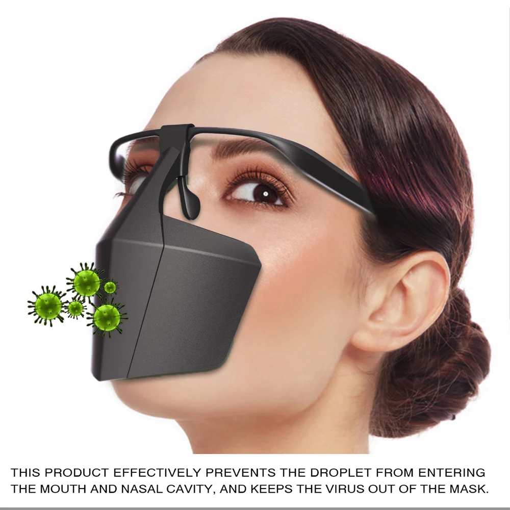 Ear-Hook Type Reusable Face Mask Face shield anti-fog anti-splash anti-droplets anti-virus dust dust-proof protective equipment
Ear-Hook Type Reusable Face Mask Face shield anti-fog anti-splash anti-droplets anti-virus dust dust-proof protective equipment