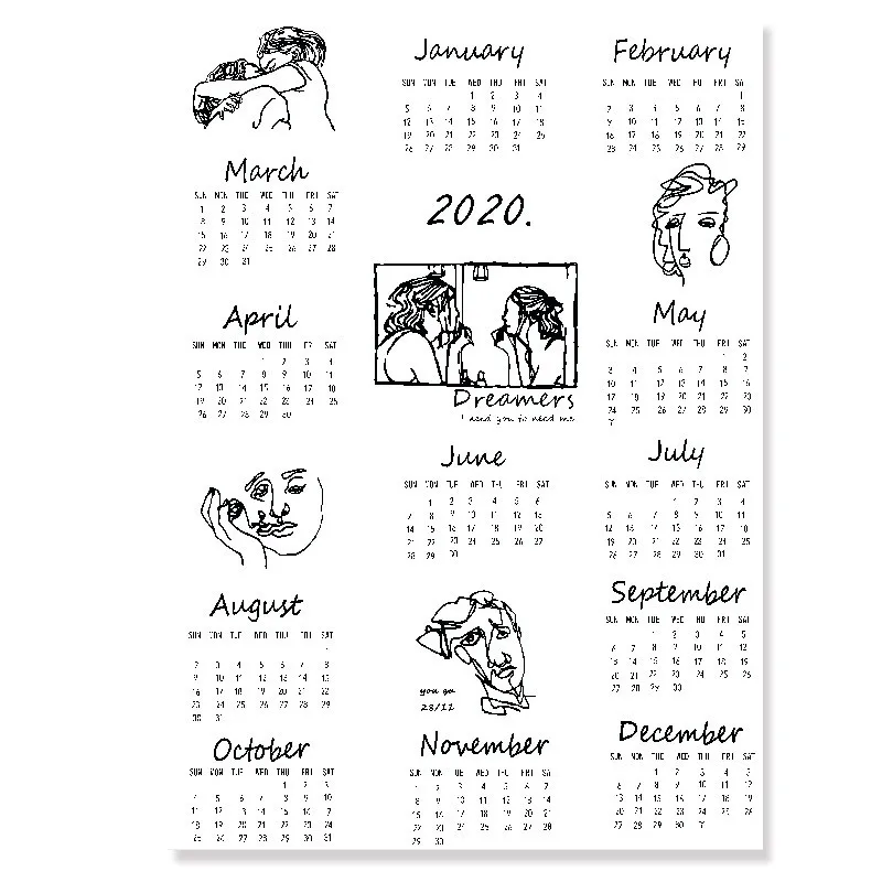 Big Size 2020 Calendar Fabric Printed Wall Calendar Yearly Diary Study Planner Advent Calendar Cloth Wall Hanging Deco
Big Size 2020 Calendar Fabric Printed Wall Calendar Yearly Diary Study Planner Advent Calendar Cloth Wall Hanging Deco