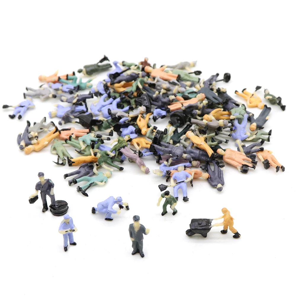 1:87 HO Scale Model railway Workers Landscape Model Train Railway Layout Scenery DIY Miniature Dioramas Display Gaming 1:87 HO Scale Model railway Workers Landscape Model Train Railway Layout Scenery DIY Miniature Dioramas Display Gaming