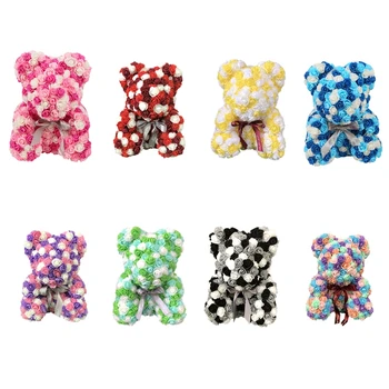 40cm Bear of Roses Colors Artificial Flowers Home Wedding Festival DIY Cheap Wedding Decoration Gift Box Wreath Crafts 
40cm Bear of Roses Colors Artificial Flowers Home Wedding Festival DIY Cheap Wedding Decoration Gift Box Wreath Crafts