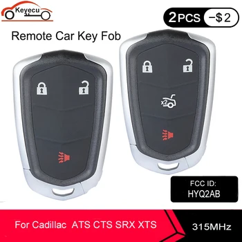 KEYECU 3 / 4 Buttons Smart Remote Car Key HYQ2AB 315MHZ ID46 Chip for Cadillac ATS CTS SRX XTS Escalade XTS 2014-2018
KEYECU 3 / 4 Buttons Smart Remote Car Key HYQ2AB 315MHZ ID46 Chip for Cadillac ATS CTS SRX XTS Escalade XTS 2014-2018