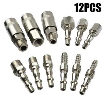 Airflow Coupler Fittings Connector Compressor Quick Release 1/4 3/8in BSP