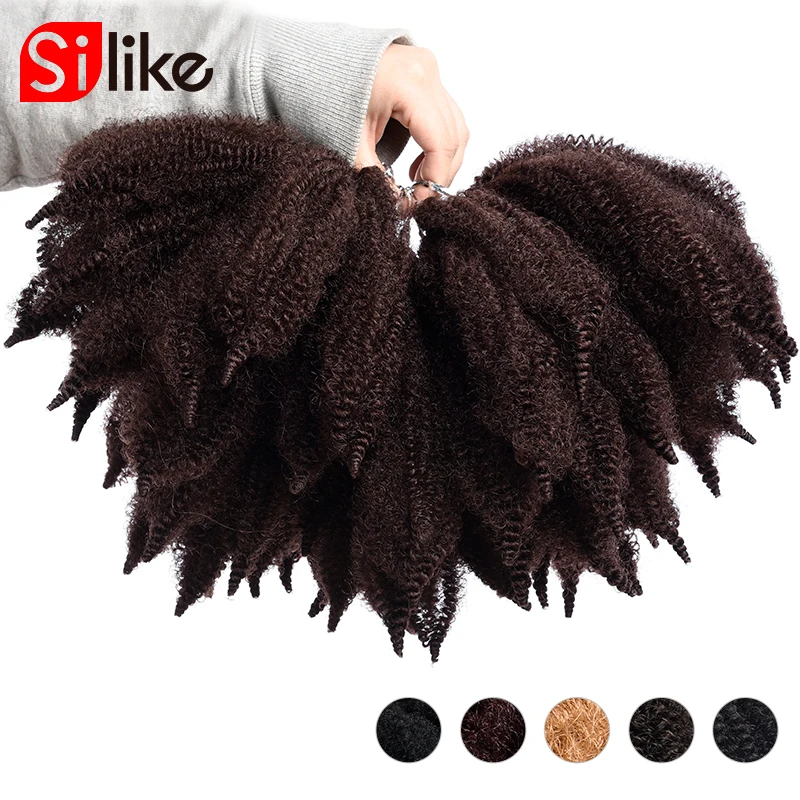 8'' pre looped Marley Braids African Soft Afro Twist Synthetic Braiding Hair Extensions High Temperature Fiber For Woman
8'' pre looped Marley Braids African Soft Afro Twist Synthetic Braiding Hair Extensions High Temperature Fiber For Woman