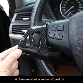 Carbon Fiber Steering Wheel Button Frame Trim 2008-2013 ABS Plastic Adhesive Tape Car Replacement
Carbon Fiber Steering Wheel Button Frame Trim 2008-2013 ABS Plastic Adhesive Tape Car Replacement