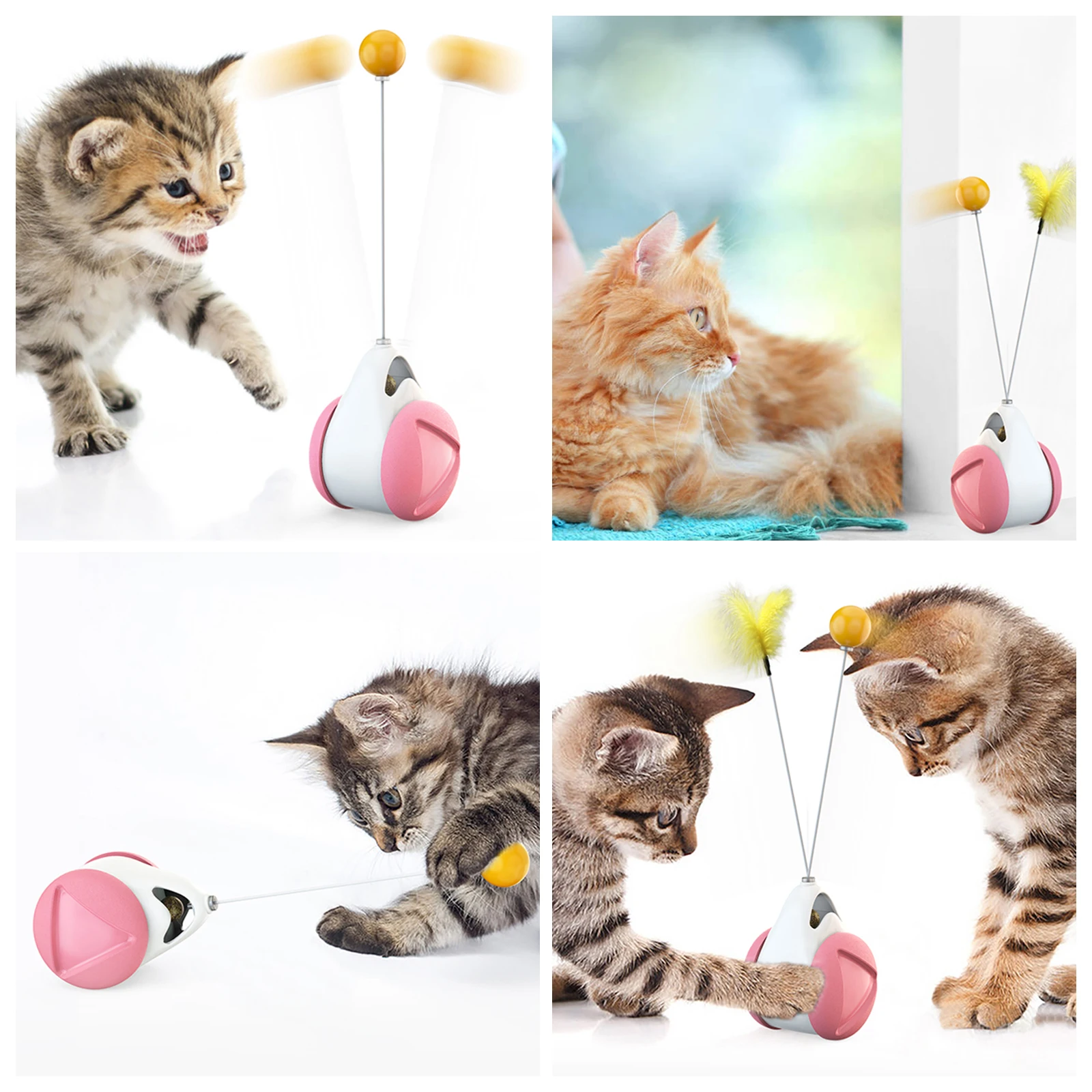 Smart Cat Toy with Wheels Automatic No need recharge cat toys interactive Lrregular Rotating Mode Funny not boring cat supplies
Smart Cat Toy with Wheels Automatic No need recharge cat toys interactive Lrregular Rotating Mode Funny not boring cat supplies