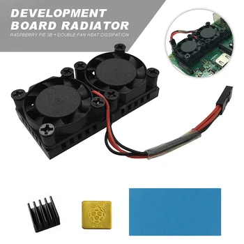 Pohiks 1pc High Quality Dual Fan Cooling System Module With Aluminum Heatsink For Raspberry Pi 3 Pi 4 Model B + Plus
Pohiks 1pc High Quality Dual Fan Cooling System Module With Aluminum Heatsink For Raspberry Pi 3 Pi 4 Model B + Plus