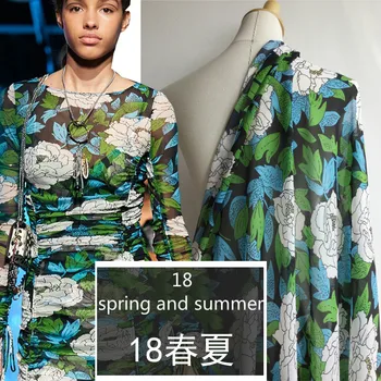 Spring and summer new fashion georgette digital printing fabrics Europe and the United States brand same flower stock
Spring and summer new fashion georgette digital printing fabrics Europe and the United States brand same flower stock