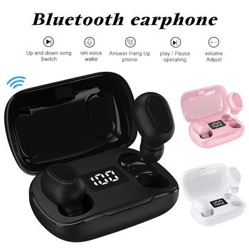 Bluetooth Earbuds with Charging Case 4H Music Time TWS Wireless Earphones with Mic Hands-free Calling
Bluetooth Earbuds with Charging Case 4H Music Time TWS Wireless Earphones with Mic Hands-free Calling