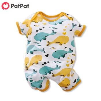 PatPat 2020 New Summer and Spring Baby Boy / Girl Whale Allover Short-sleeve Jumpsuit
PatPat 2020 New Summer and Spring Baby Boy / Girl Whale Allover Short-sleeve Jumpsuit