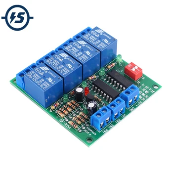Relay Module High/Low Level Trigger Independent Input Output Bistable Module DC 12V 4CH 4-Channel Self-locking Anti-interference
Relay Module High/Low Level Trigger Independent Input Output Bistable Module DC 12V 4CH 4-Channel Self-locking Anti-interference