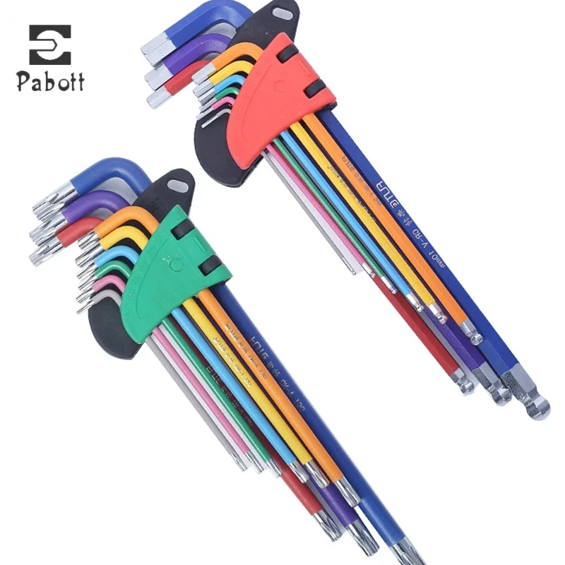 Allen Key Set Hex Wrench Screwdriver Hexagon Spanner Universal 9Pcs Ball End Torx Star Keys Tool L Type Hand Tools Kit
Allen Key Set Hex Wrench Screwdriver Hexagon Spanner Universal 9Pcs Ball End Torx Star Keys Tool L Type Hand Tools Kit