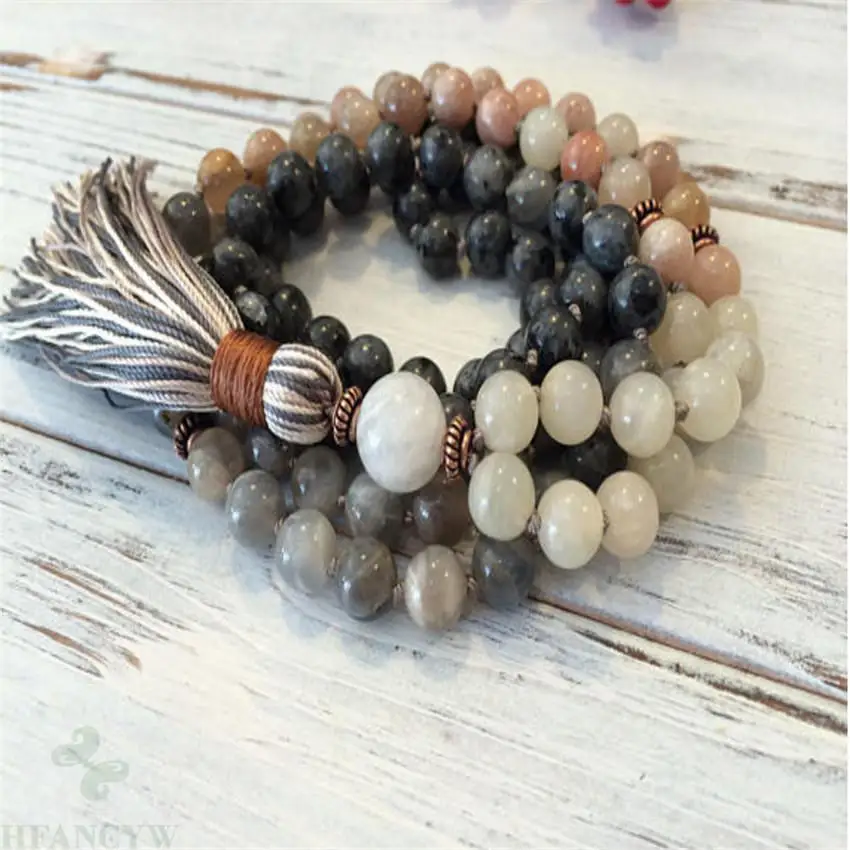 6mm spectrolite Gemstone 108 Buddha Beads Tassels Mala Necklace Healing chain Handmade natural energy Unisex Buddhist Bless Men
6mm spectrolite Gemstone 108 Buddha Beads Tassels Mala Necklace Healing chain Handmade natural energy Unisex Buddhist Bless Men