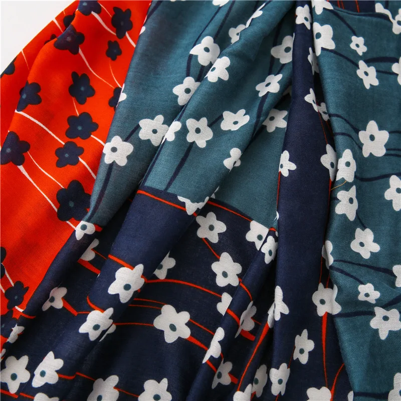 Waliicorners Long Shawl and Echarpe Print Scarves Female Beach Stole Bandana Polka Flower Viscose Scarf Ladies 11 H9b1488c6a8f84dbca2e92a5823c8c352d