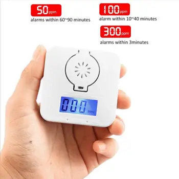 CO Carbon Monoxide Smoke Detector Alarm Poisoning Gas Warning Sensor Security Poisoning Alarm LCD Photoelectric Detectors
CO Carbon Monoxide Smoke Detector Alarm Poisoning Gas Warning Sensor Security Poisoning Alarm LCD Photoelectric Detectors
