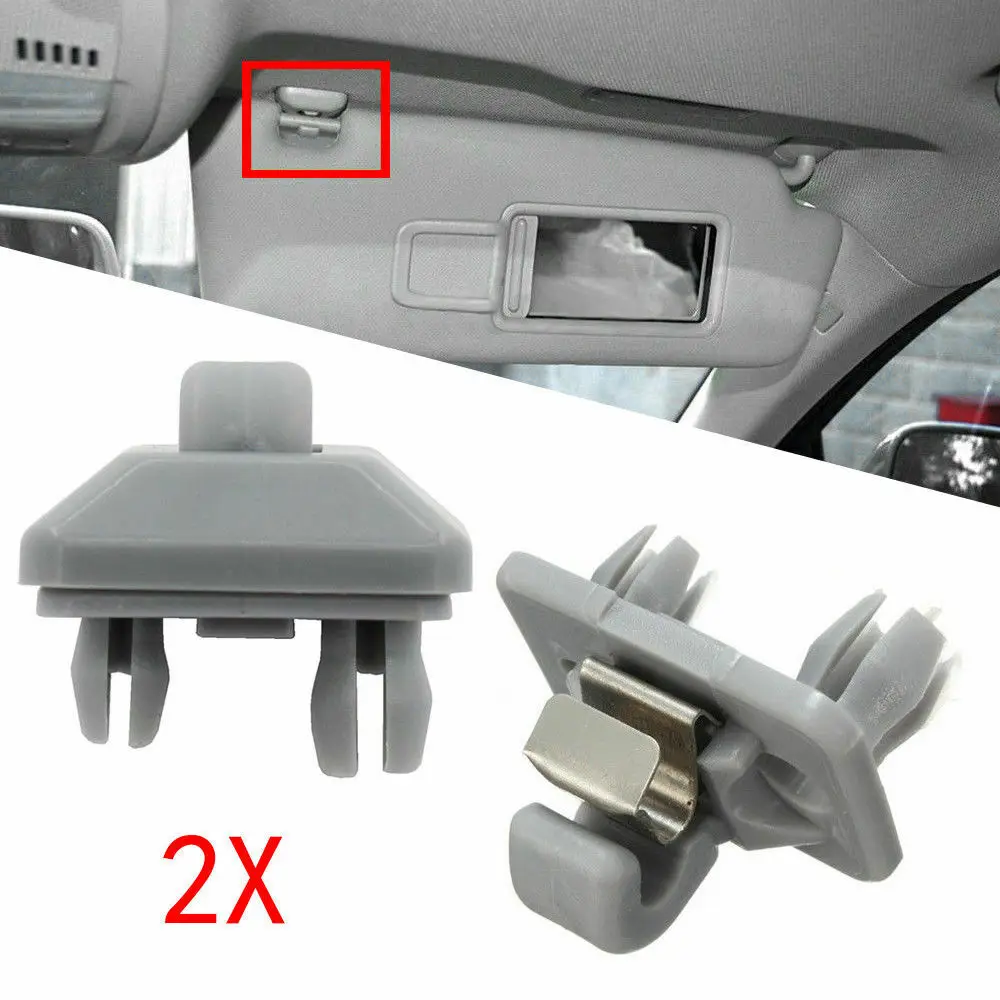 2Pcs Grey Sun Visor Clip For A3 A4 A5 Q5 A7 B6 B7 B8 S4 S5 Direct Replacement 8E0857561 8E0857562A 8U0857562 Car Accessories
2Pcs Grey Sun Visor Clip For A3 A4 A5 Q5 A7 B6 B7 B8 S4 S5 Direct Replacement 8E0857561 8E0857562A 8U0857562 Car Accessories