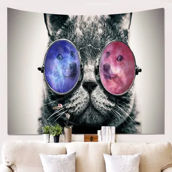 Cat Tapestry Wall Fabric Animal Wall Tapestry Mandala Hippie Boho Home Curtain Dorm Headboard Backdrop Decor
Cat Tapestry Wall Fabric Animal Wall Tapestry Mandala Hippie Boho Home Curtain Dorm Headboard Backdrop Decor