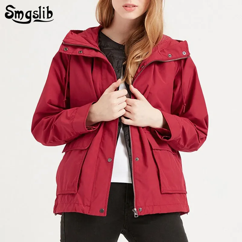 New Arrival Spring Autumn Women Loose Short Jackets Retro Fashion zipper Tooling Coat Solid Hooded Casual Coats
New Arrival Spring Autumn Women Loose Short Jackets Retro Fashion zipper Tooling Coat Solid Hooded Casual Coats