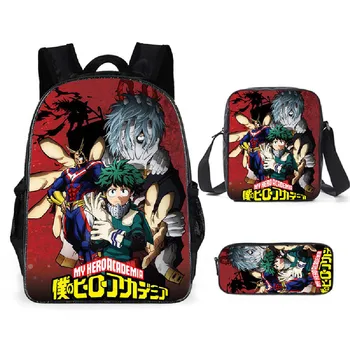 Anime My Hero Academia Print 3D Mochila Feminina Sets Kids Boys Casual Schoolbags With Pencil Bag Children 3pcs Backpack Satchel
Anime My Hero Academia Print 3D Mochila Feminina Sets Kids Boys Casual Schoolbags With Pencil Bag Children 3pcs Backpack Satchel