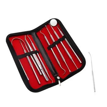1 Set Stainless Steel Dental Tool Tooth Scraper Tartar Dental Scaler Tweezers Mouth Mirror Set Oral Care Kit
1 Set Stainless Steel Dental Tool Tooth Scraper Tartar Dental Scaler Tweezers Mouth Mirror Set Oral Care Kit