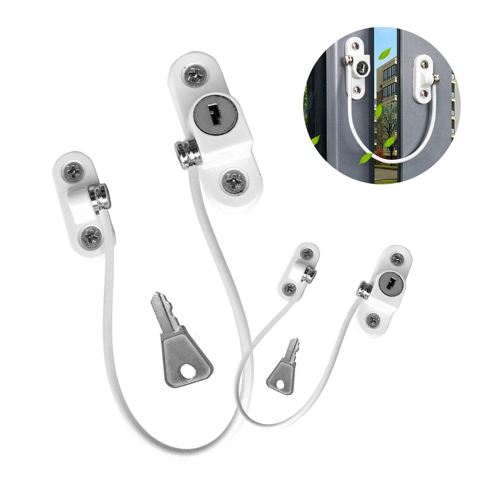 2 Pcs/lot Child Protection Window Lock Baby Safety Window Guard Stopper Child Lock Infant Security Lock on the Windows Limiter
2 Pcs/lot Child Protection Window Lock Baby Safety Window Guard Stopper Child Lock Infant Security Lock on the Windows Limiter