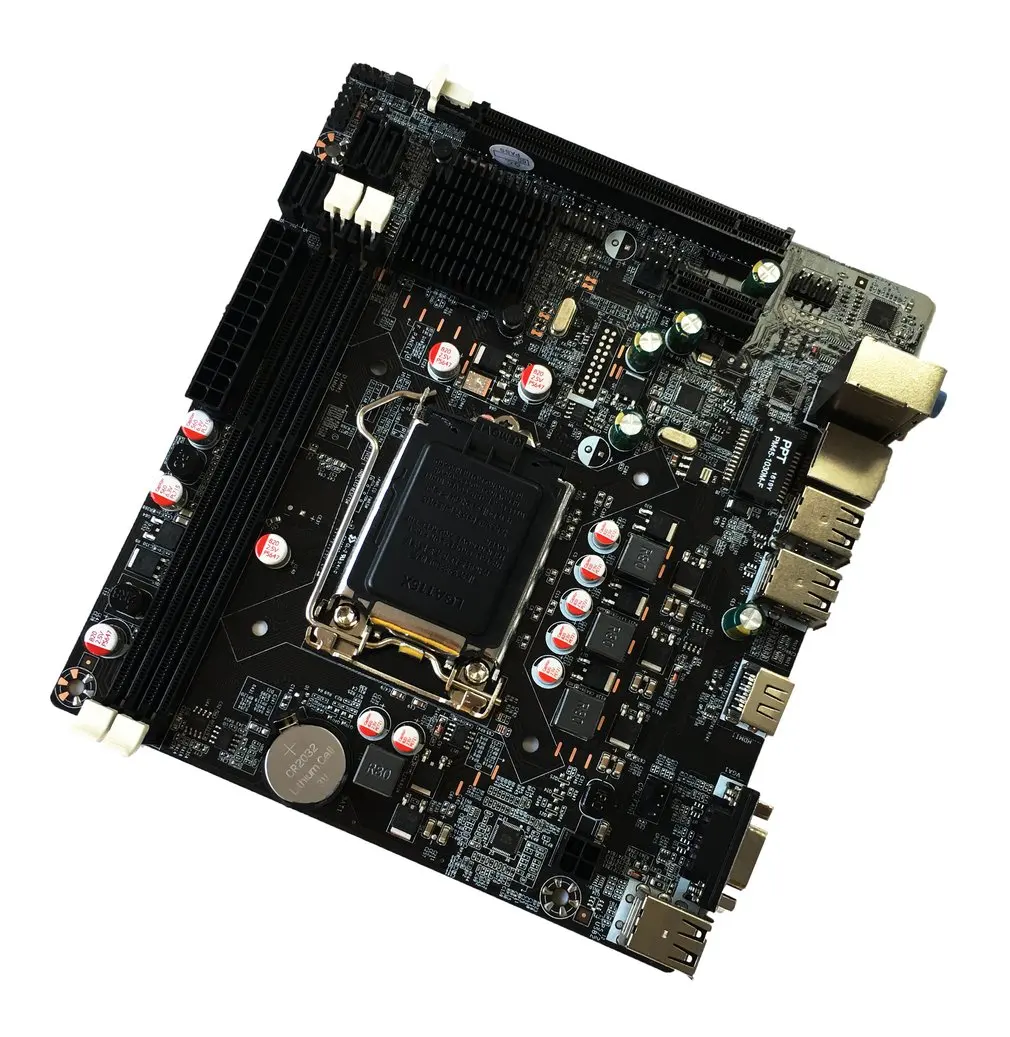 

Professional H61 Desktop Computer Mainboard Motherboard LGA 1155 Pin CPU Interface Upgrade USB2.0 VGA DDR3 1600/1333