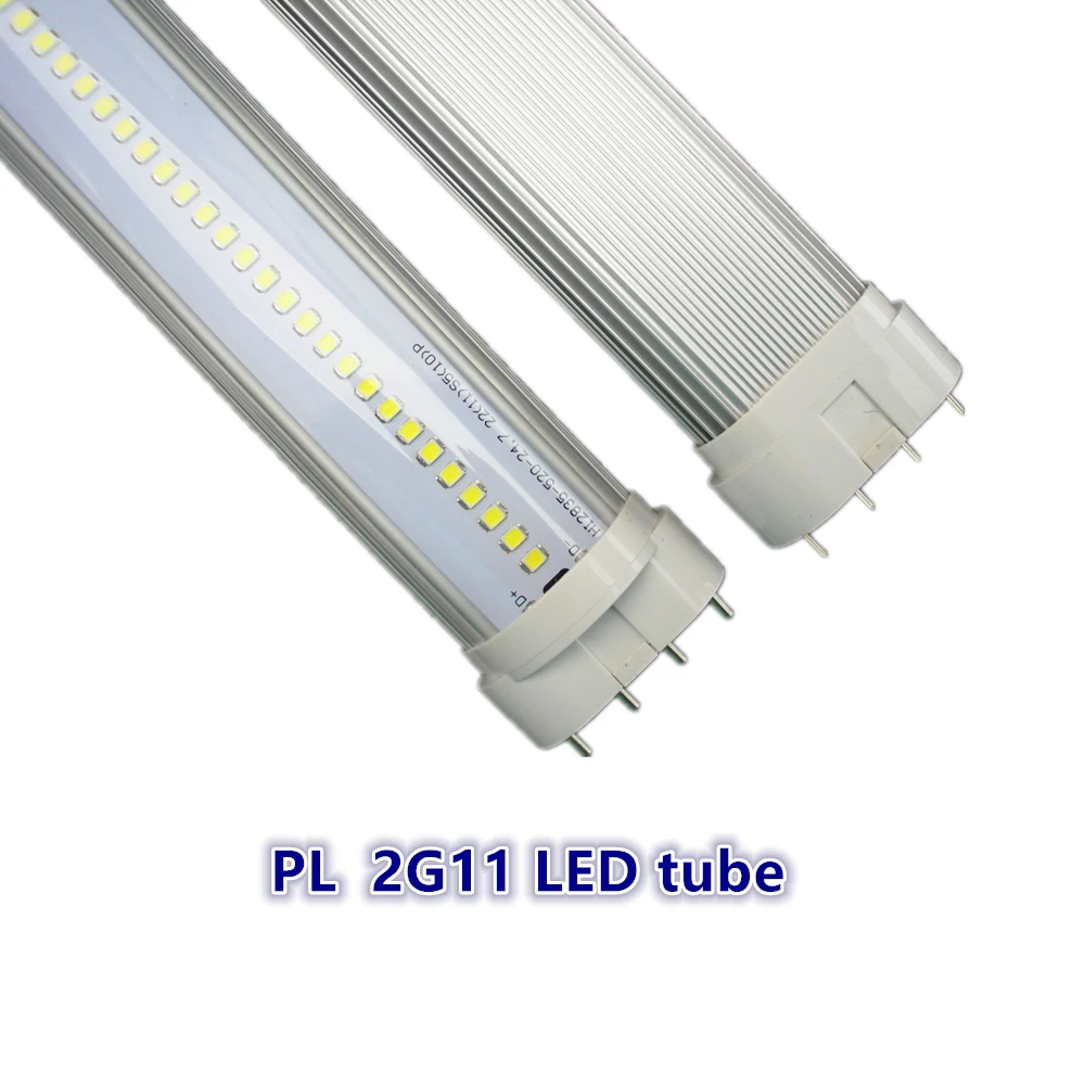 Светодиодный 4 контактный разъем 2G11 lampara lechoso branco/transparente прожектор PL bombilla tubo luces macho