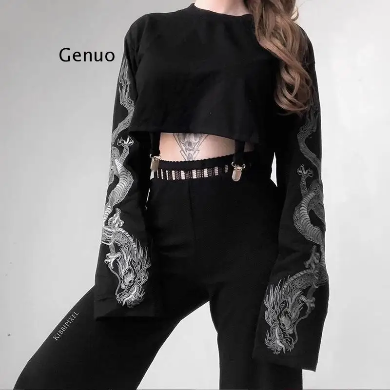 Tees Fashion T-Shirt New Ins Net Red Long Sleeve Women Clothing O-Neck Printing Loose Slim Sweater Female Street Top Girl
Tees Fashion T-Shirt New Ins Net Red Long Sleeve Women Clothing O-Neck Printing Loose Slim Sweater Female Street Top Girl