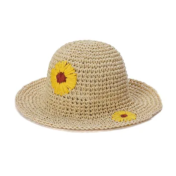 Kids Hat For Girls Handmade Summer Fisherman Hat Female Wide Brim Sun Hat Solid Color Sunshade Summer Hat Children Straw Hat 
Kids Hat For Girls Handmade Summer Fisherman Hat Female Wide Brim Sun Hat Solid Color Sunshade Summer Hat Children Straw Hat
