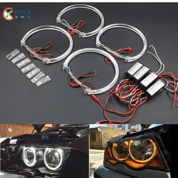 FSYLX 20set White Yellow 131mm SMD CREEsLED Angel Eyes for BMW E46 E39 E38 E36 projector Car LED headlights DRL LED Angel Eyes 
FSYLX 20set White Yellow 131mm SMD CREEsLED Angel Eyes for BMW E46 E39 E38 E36 projector Car LED headlights DRL LED Angel Eyes