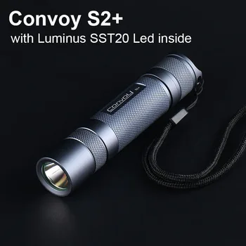 Powerful Led Flashlight Convoy S2 Plus with Luminus SST20 LED Linterna 18650 Flash Light Camping Fishing Portable Work Light
Powerful Led Flashlight Convoy S2 Plus with Luminus SST20 LED Linterna 18650 Flash Light Camping Fishing Portable Work Light