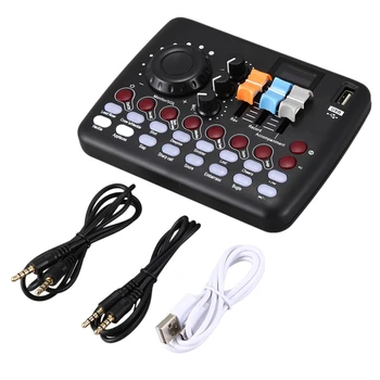 USB Sound Card Mobile Phone Sound Card Computer Live Broadcast Equipment Set for Live Recording
USB Sound Card Mobile Phone Sound Card Computer Live Broadcast Equipment Set for Live Recording
