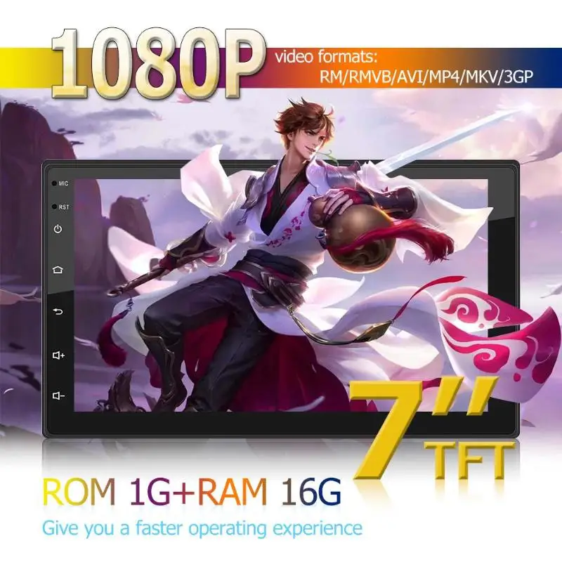 Android 8.1 Car Stereo GPS Navigation Graceful and Beautiful Functional Diversity BT WiFi AUX USB Radio Digital Receiver
Android 8.1 Car Stereo GPS Navigation Graceful and Beautiful Functional Diversity BT WiFi AUX USB Radio Digital Receiver