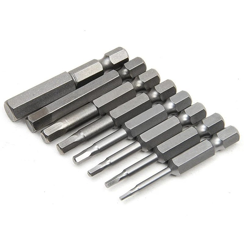 8pc/set 1.5-8mm Hex Head Screwdriver Bits Electric Driver Bits Hand Tools Screwdriver Drill Bit impact driver drill Magnetic
8pc/set 1.5-8mm Hex Head Screwdriver Bits Electric Driver Bits Hand Tools Screwdriver Drill Bit impact driver drill Magnetic