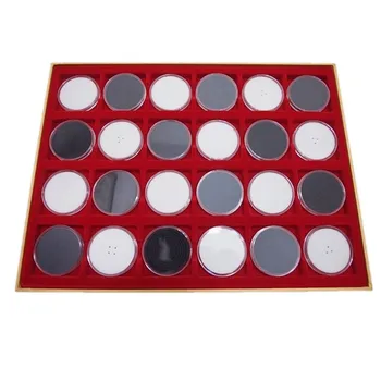 New 24 Grids Coin Display Tray Penny Storage Case for Cardboard Coin Holders Flips Currency Coins Boxes Red
New 24 Grids Coin Display Tray Penny Storage Case for Cardboard Coin Holders Flips Currency Coins Boxes Red