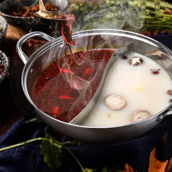 GloryStar Home Thicken Stainless Steel Pot for Hot Pot Induction Cooker Cooking
GloryStar Home Thicken Stainless Steel Pot for Hot Pot Induction Cooker Cooking