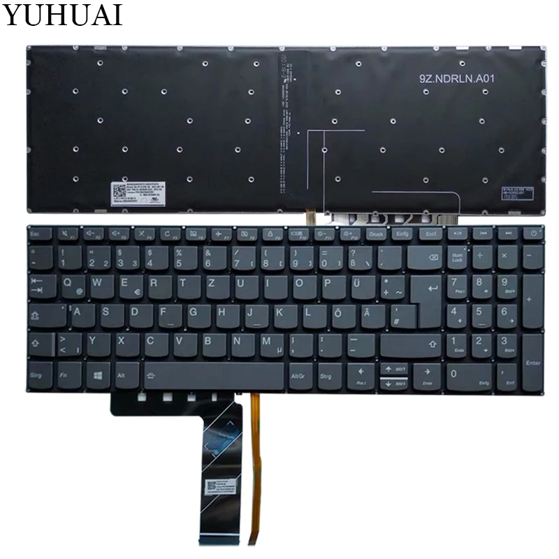 New german laptop keyboard for Lenovo IdeaPad L340-15 L340-15API L340-15IWL GR keyboard backlight