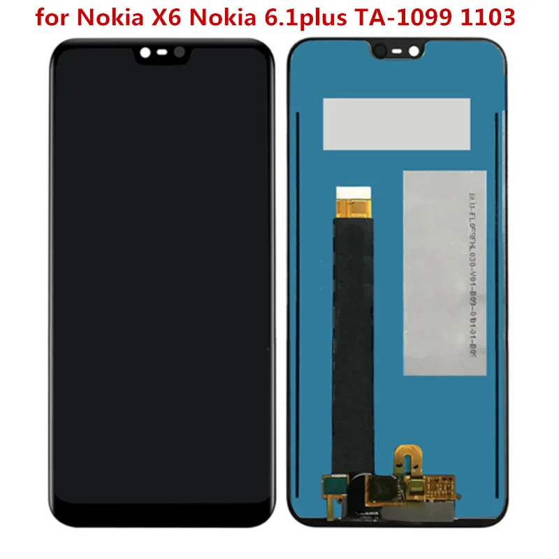 100%original LCD display Touch Screen for Nokia X6 2018 6.1PLUS Display Replacement Screen Complete with Tools for Nokia 6.1PLUS
100%original LCD display Touch Screen for Nokia X6 2018 6.1PLUS Display Replacement Screen Complete with Tools for Nokia 6.1PLUS