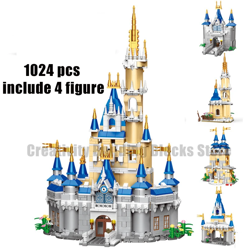 2020 New Disney Fairy Tale Park Fantasy Castle 4 in 1 Model Building Block Set Children's Toys Children's Gifts
2020 New Disney Fairy Tale Park Fantasy Castle 4 in 1 Model Building Block Set Children's Toys Children's Gifts