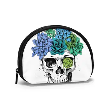 Skull With Bright Succulent Plants Classic Style Wallet Genuine Wallets Short Purse Card Holder Wallet Woman High Quality
Skull With Bright Succulent Plants Classic Style Wallet Genuine Wallets Short Purse Card Holder Wallet Woman High Quality