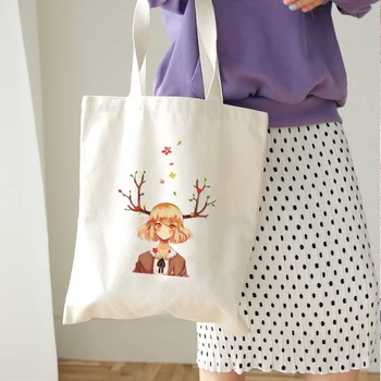 Deer Cute Fun Handbag New Feminina Tote Shopping Bag 90s Ulzzang Shoulder Canvas Bags for Ladies Eco Large Capacity Wild Bag
Deer Cute Fun Handbag New Feminina Tote Shopping Bag 90s Ulzzang Shoulder Canvas Bags for Ladies Eco Large Capacity Wild Bag